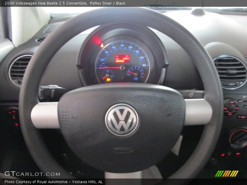 Reflex Silver / Black 2006 Volkswagen New Beetle 2.5 Convertible