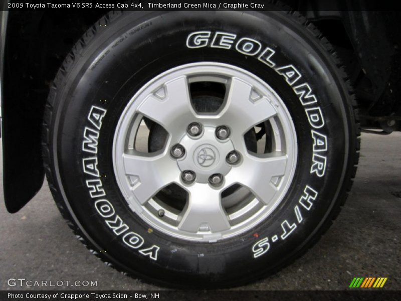 Timberland Green Mica / Graphite Gray 2009 Toyota Tacoma V6 SR5 Access Cab 4x4