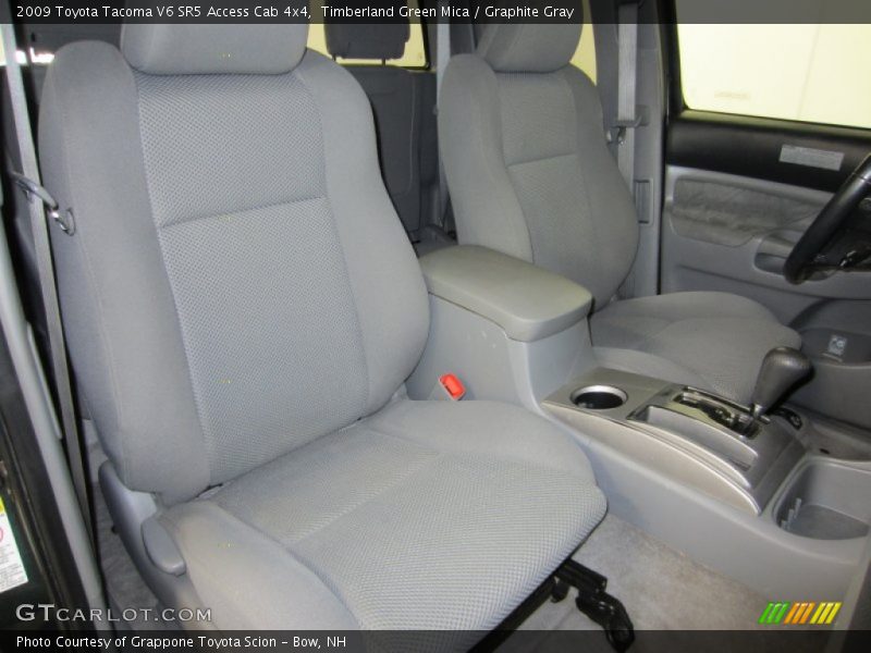 Timberland Green Mica / Graphite Gray 2009 Toyota Tacoma V6 SR5 Access Cab 4x4