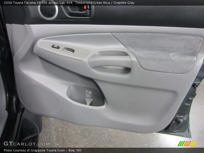 Timberland Green Mica / Graphite Gray 2009 Toyota Tacoma V6 SR5 Access Cab 4x4