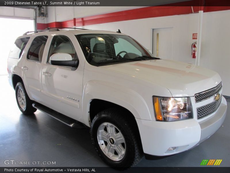 Summit White / Light Titanium 2009 Chevrolet Tahoe LT
