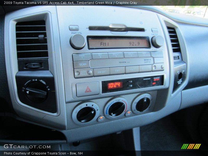 Timberland Green Mica / Graphite Gray 2009 Toyota Tacoma V6 SR5 Access Cab 4x4