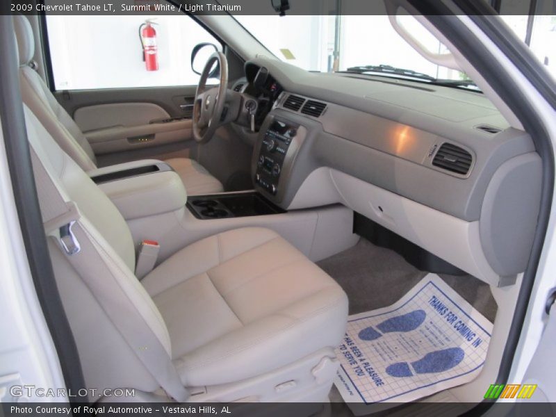 Summit White / Light Titanium 2009 Chevrolet Tahoe LT