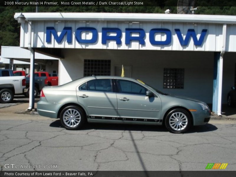 Moss Green Metallic / Dark Charcoal/Light Stone 2008 Mercury Milan I4 Premier