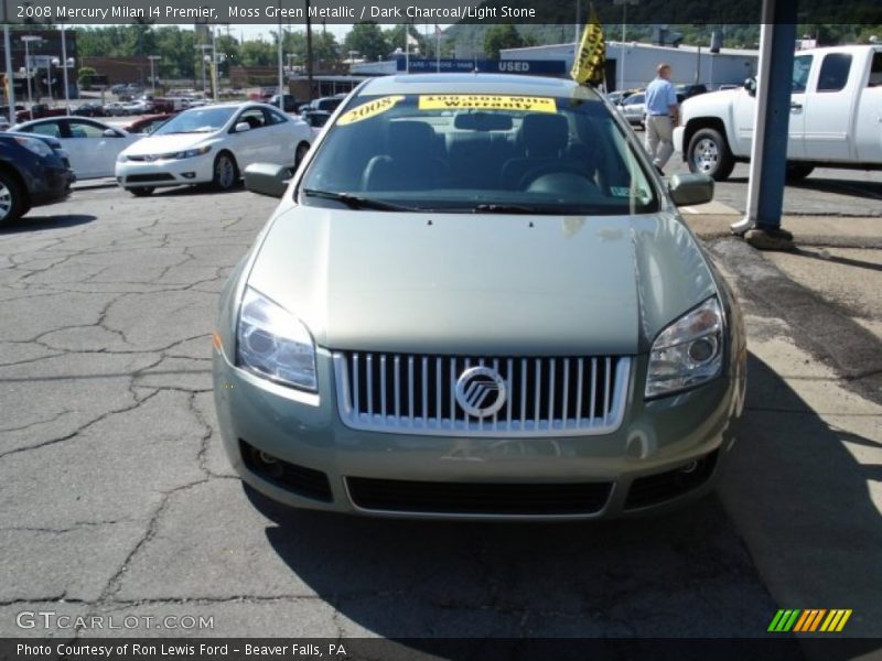 Moss Green Metallic / Dark Charcoal/Light Stone 2008 Mercury Milan I4 Premier