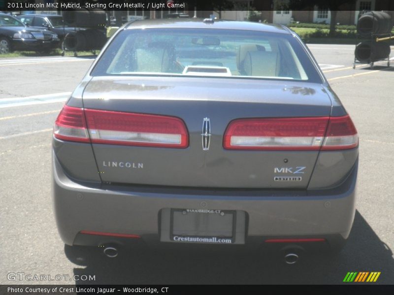 Sterling Grey Metallic / Light Camel 2011 Lincoln MKZ Hybrid