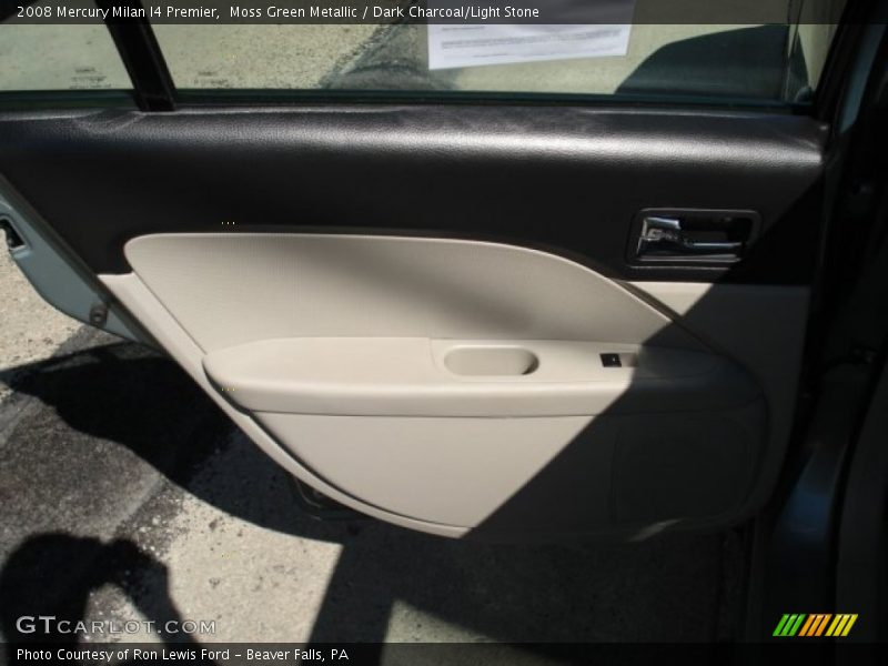 Moss Green Metallic / Dark Charcoal/Light Stone 2008 Mercury Milan I4 Premier
