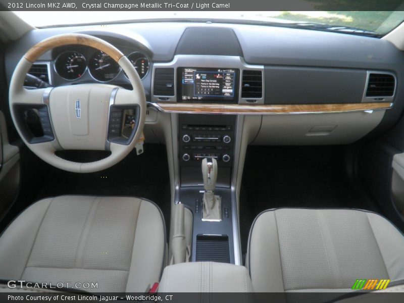 Dashboard of 2012 MKZ AWD