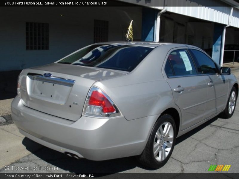 Silver Birch Metallic / Charcoal Black 2008 Ford Fusion SEL