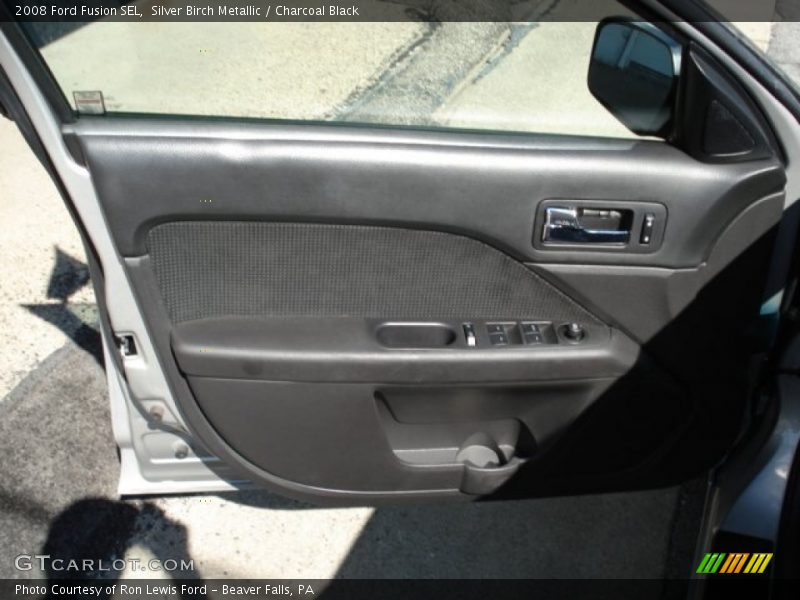 Silver Birch Metallic / Charcoal Black 2008 Ford Fusion SEL