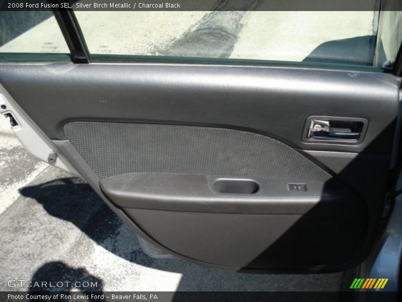 Silver Birch Metallic / Charcoal Black 2008 Ford Fusion SEL