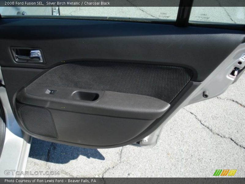 Silver Birch Metallic / Charcoal Black 2008 Ford Fusion SEL