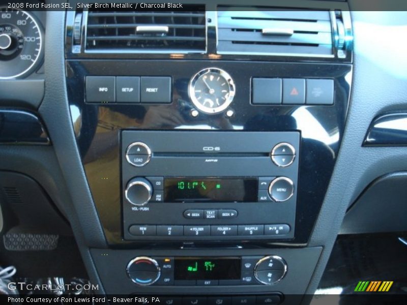 Silver Birch Metallic / Charcoal Black 2008 Ford Fusion SEL