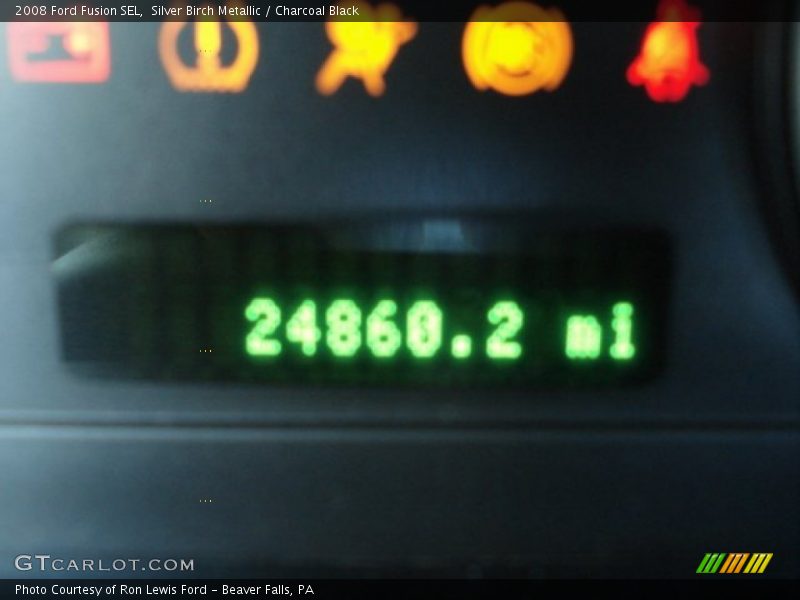 Silver Birch Metallic / Charcoal Black 2008 Ford Fusion SEL