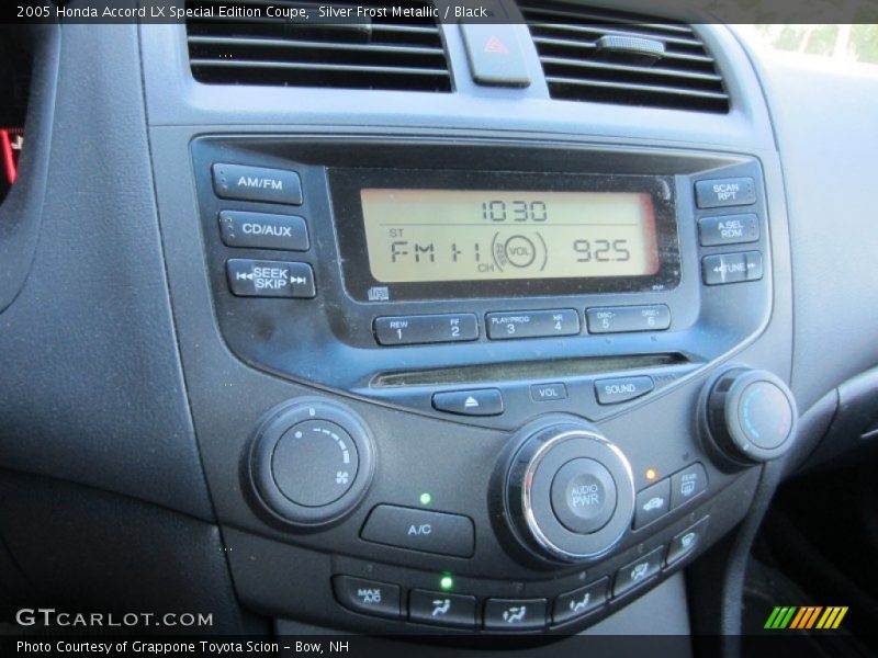 Audio System of 2005 Accord LX Special Edition Coupe