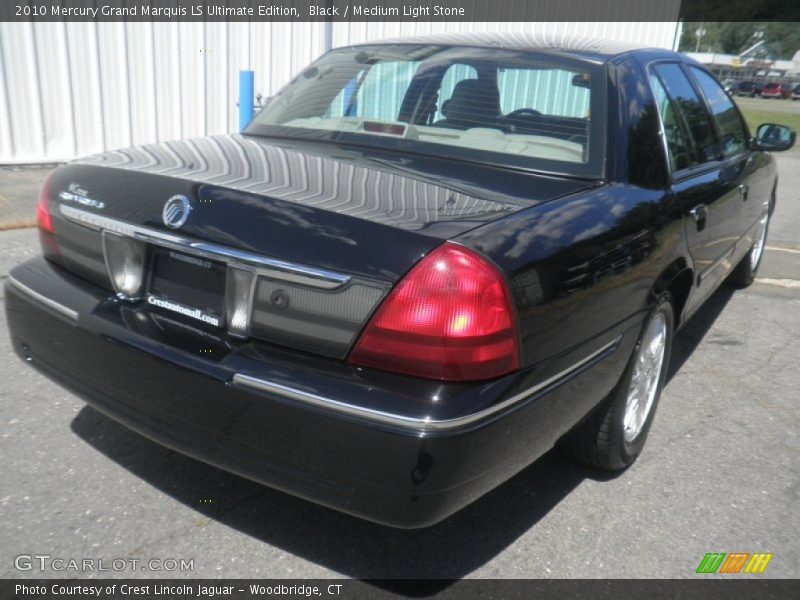 Black / Medium Light Stone 2010 Mercury Grand Marquis LS Ultimate Edition