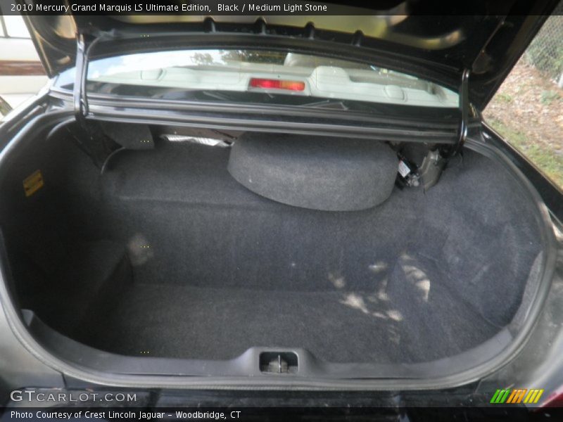 Black / Medium Light Stone 2010 Mercury Grand Marquis LS Ultimate Edition