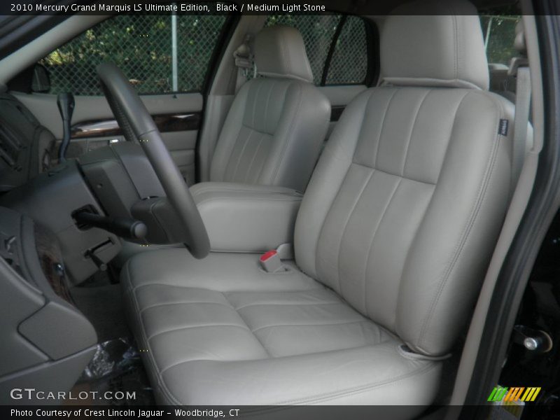 Black / Medium Light Stone 2010 Mercury Grand Marquis LS Ultimate Edition