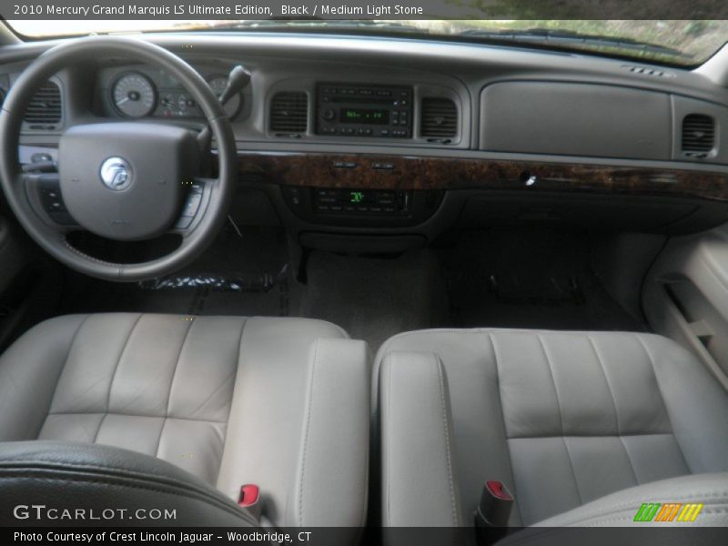 Black / Medium Light Stone 2010 Mercury Grand Marquis LS Ultimate Edition