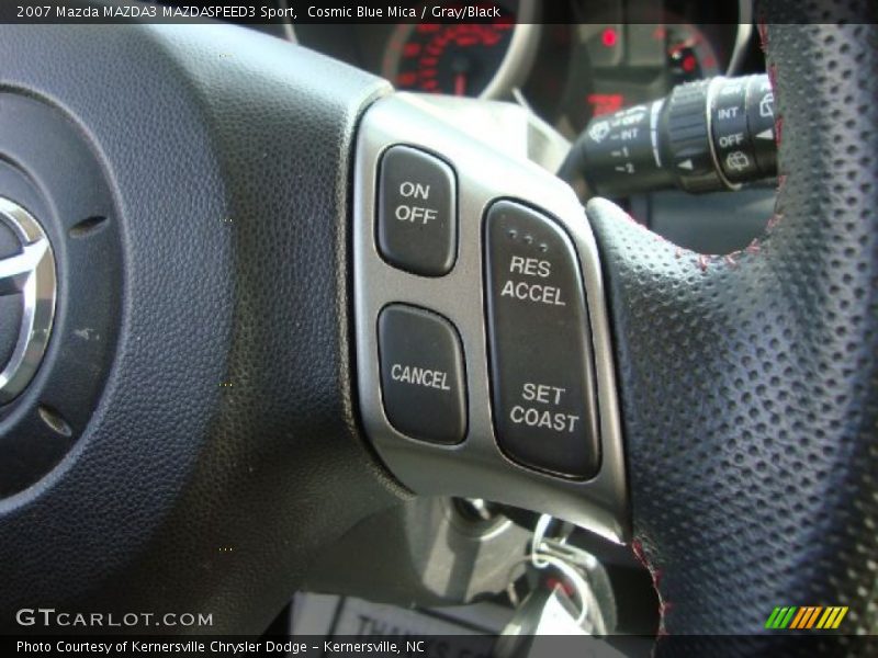 Cosmic Blue Mica / Gray/Black 2007 Mazda MAZDA3 MAZDASPEED3 Sport