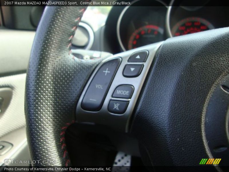 Cosmic Blue Mica / Gray/Black 2007 Mazda MAZDA3 MAZDASPEED3 Sport