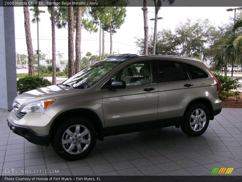 Borrego Beige Metallic / Ivory 2008 Honda CR-V EX