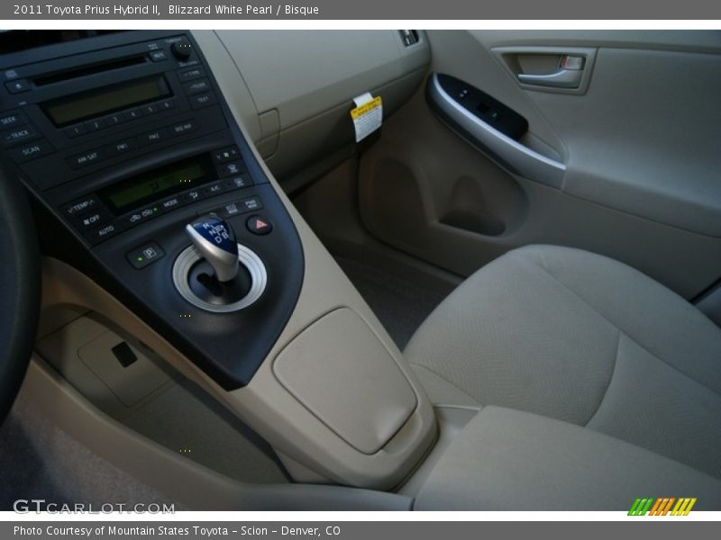 Blizzard White Pearl / Bisque 2011 Toyota Prius Hybrid II
