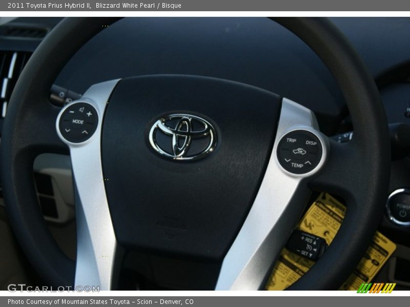 Blizzard White Pearl / Bisque 2011 Toyota Prius Hybrid II
