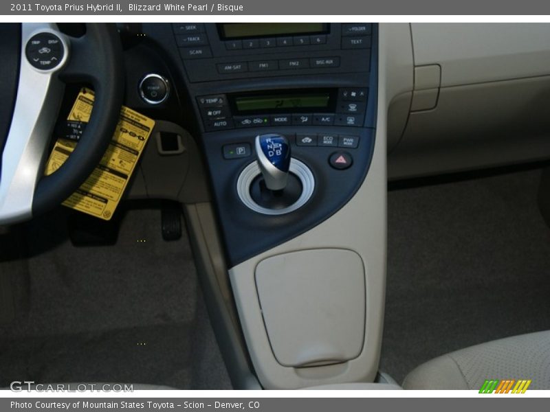 Blizzard White Pearl / Bisque 2011 Toyota Prius Hybrid II