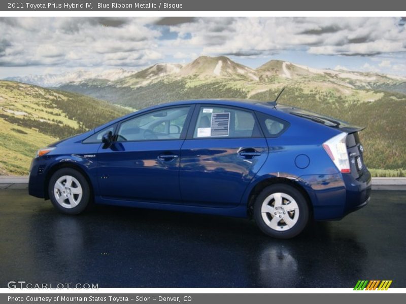 Blue Ribbon Metallic / Bisque 2011 Toyota Prius Hybrid IV
