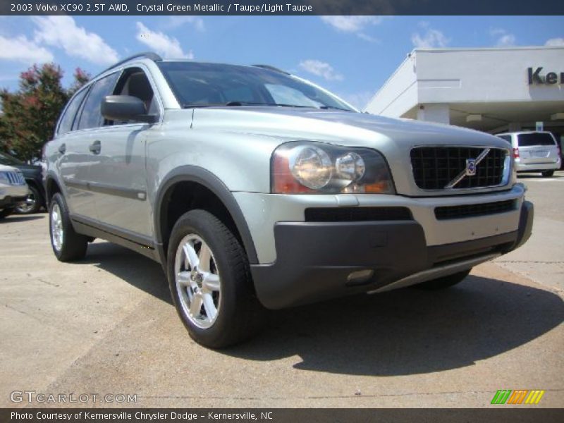 Crystal Green Metallic / Taupe/Light Taupe 2003 Volvo XC90 2.5T AWD