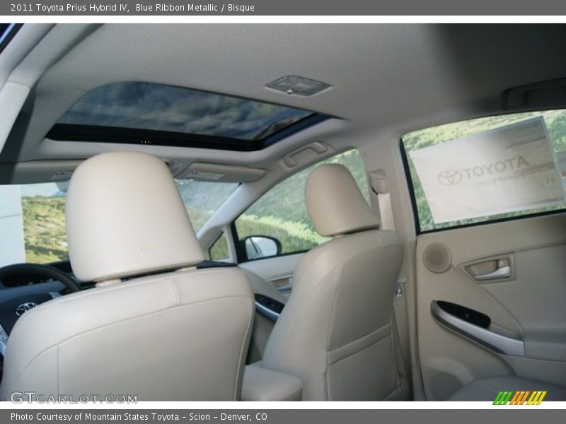 Blue Ribbon Metallic / Bisque 2011 Toyota Prius Hybrid IV