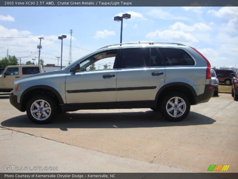 Crystal Green Metallic / Taupe/Light Taupe 2003 Volvo XC90 2.5T AWD