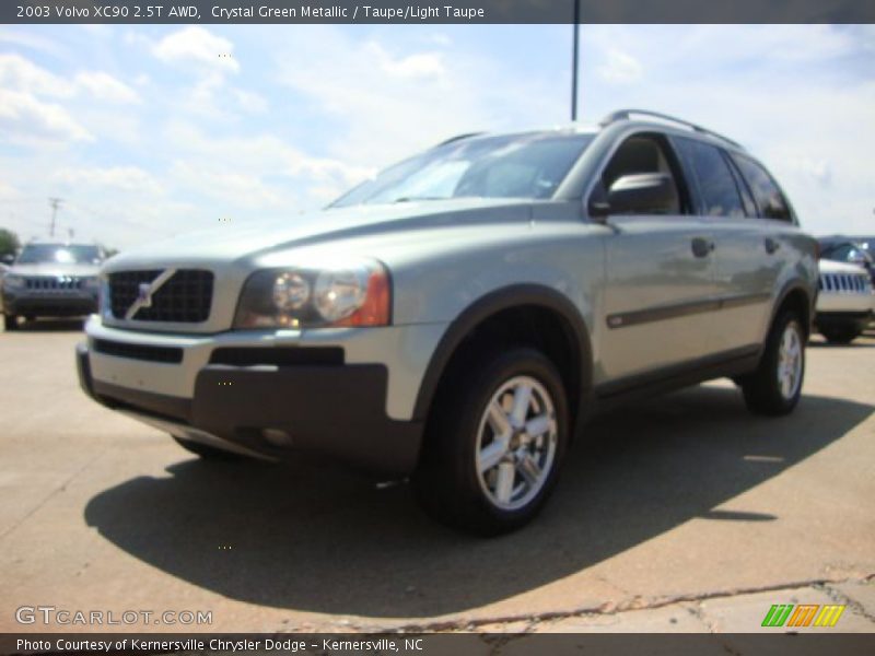 Crystal Green Metallic / Taupe/Light Taupe 2003 Volvo XC90 2.5T AWD