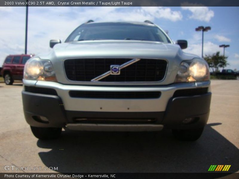 Crystal Green Metallic / Taupe/Light Taupe 2003 Volvo XC90 2.5T AWD