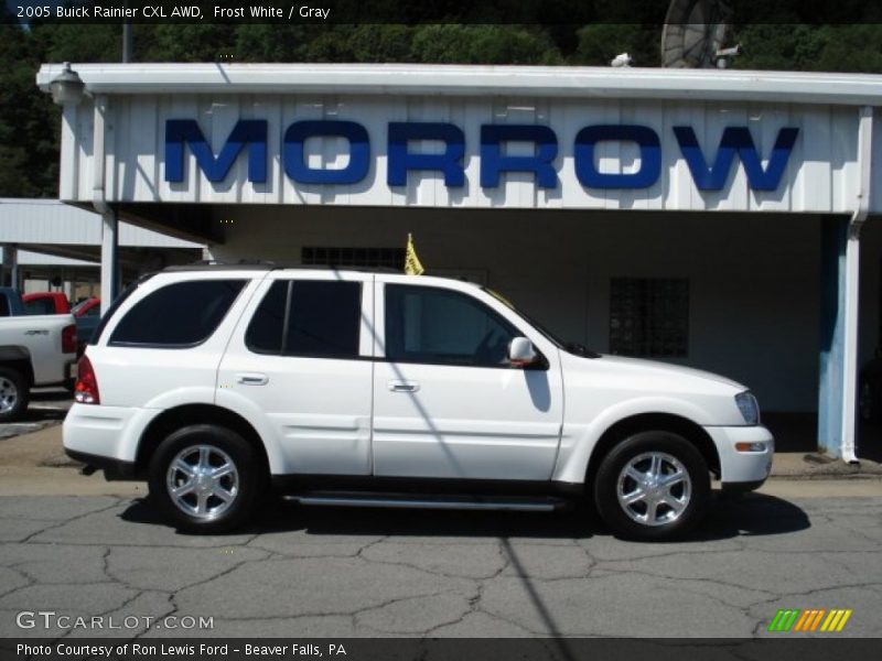 Frost White / Gray 2005 Buick Rainier CXL AWD