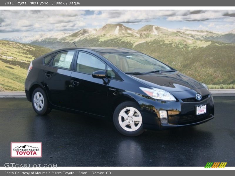 Black / Bisque 2011 Toyota Prius Hybrid III