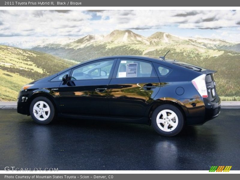 Black / Bisque 2011 Toyota Prius Hybrid III