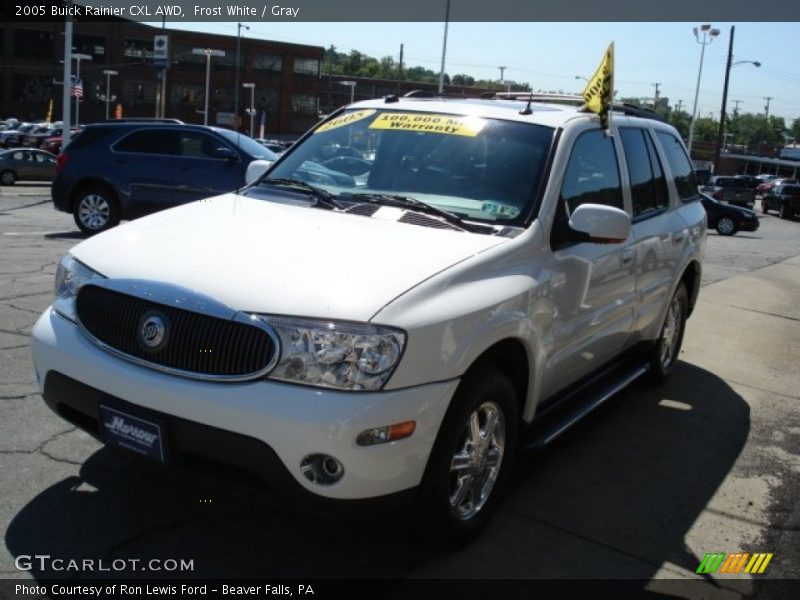 Frost White / Gray 2005 Buick Rainier CXL AWD