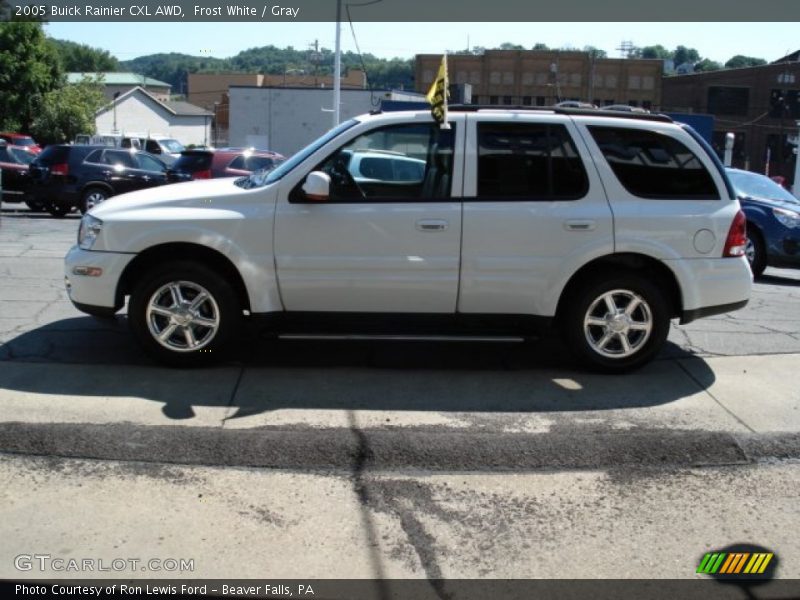 Frost White / Gray 2005 Buick Rainier CXL AWD