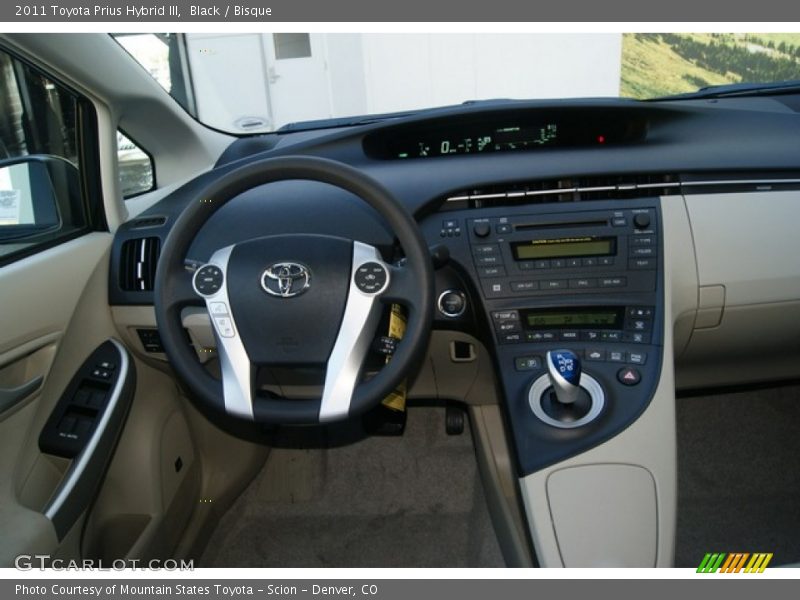 Black / Bisque 2011 Toyota Prius Hybrid III