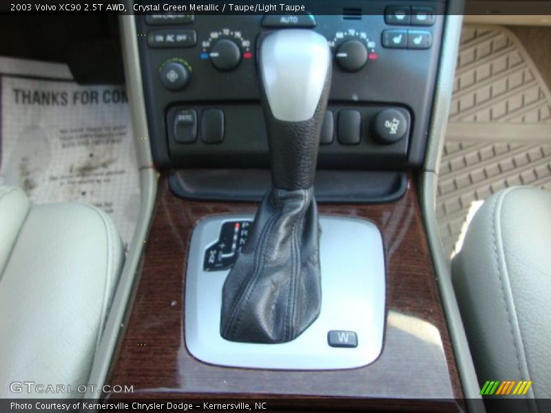 Crystal Green Metallic / Taupe/Light Taupe 2003 Volvo XC90 2.5T AWD