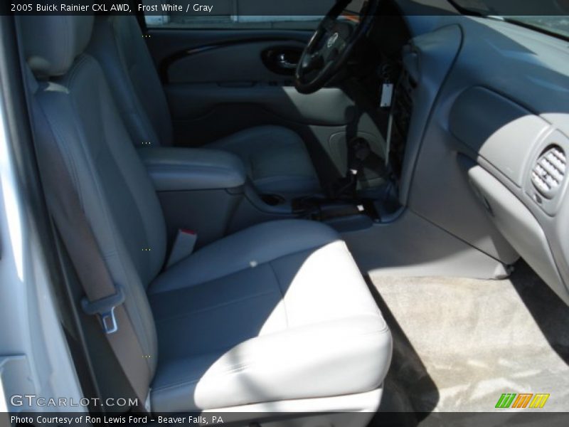 Frost White / Gray 2005 Buick Rainier CXL AWD