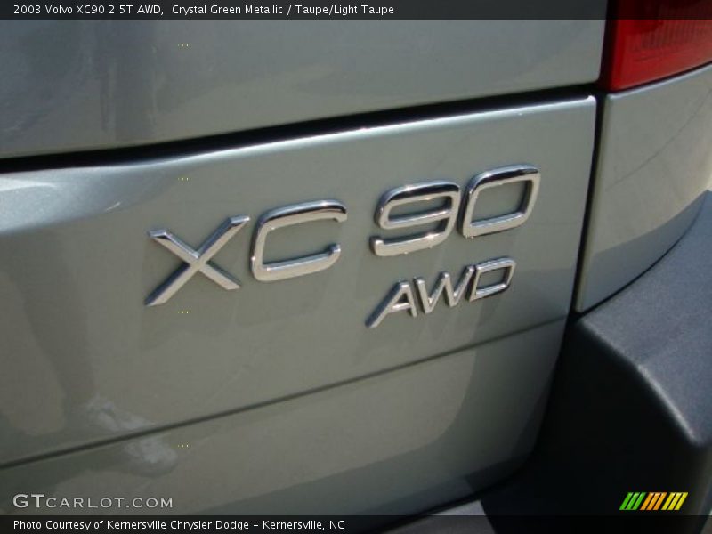Crystal Green Metallic / Taupe/Light Taupe 2003 Volvo XC90 2.5T AWD