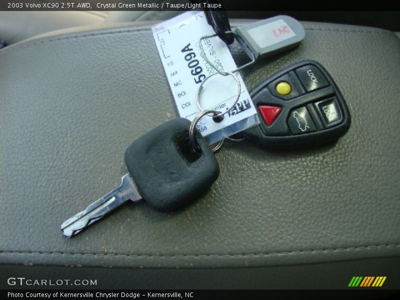 Crystal Green Metallic / Taupe/Light Taupe 2003 Volvo XC90 2.5T AWD