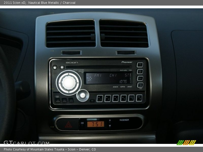 Nautical Blue Metallic / Charcoal 2011 Scion xD