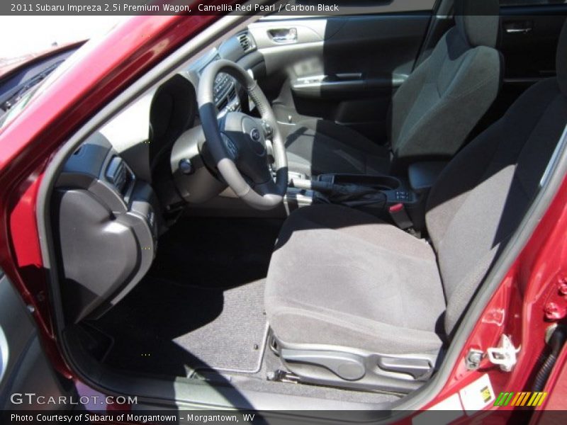 Camellia Red Pearl / Carbon Black 2011 Subaru Impreza 2.5i Premium Wagon