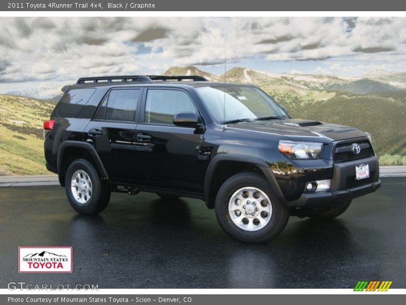 Black / Graphite 2011 Toyota 4Runner Trail 4x4