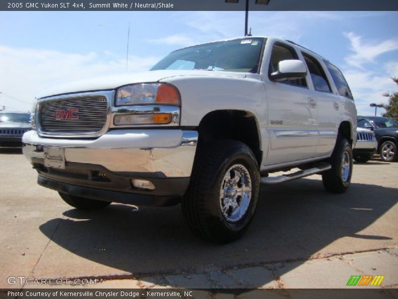 Summit White / Neutral/Shale 2005 GMC Yukon SLT 4x4