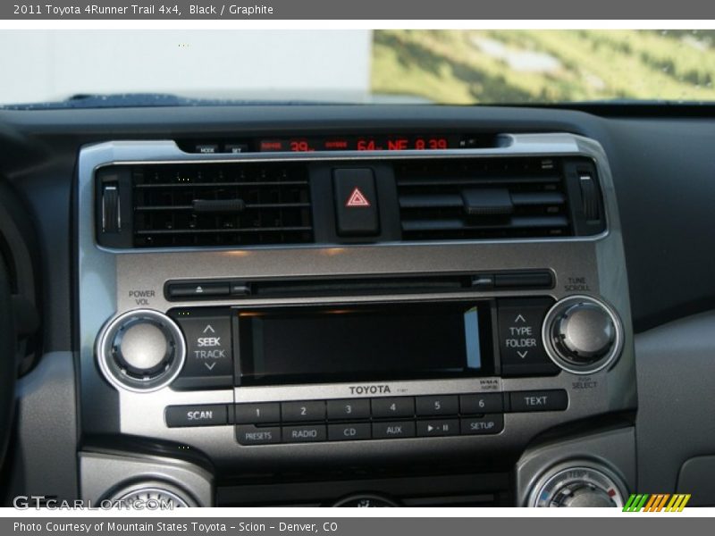 Black / Graphite 2011 Toyota 4Runner Trail 4x4